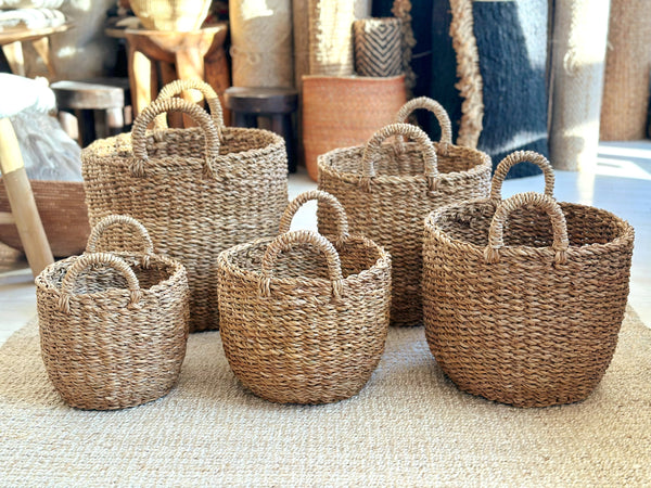 Handwoven Basket Round