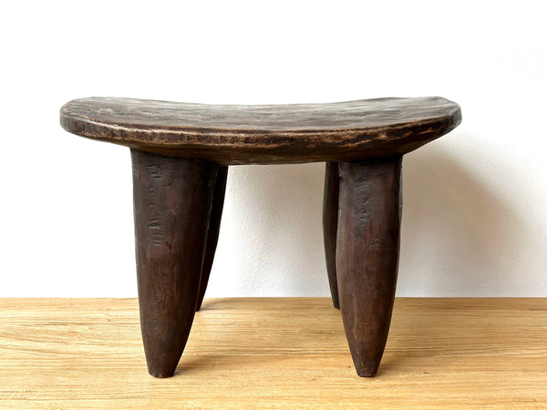 Handcarved Vintage African Small Stool