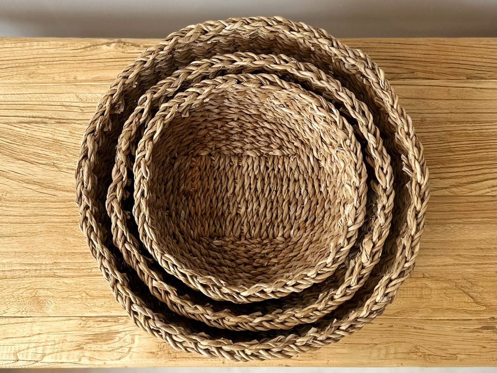 Handwoven Basket Bowls