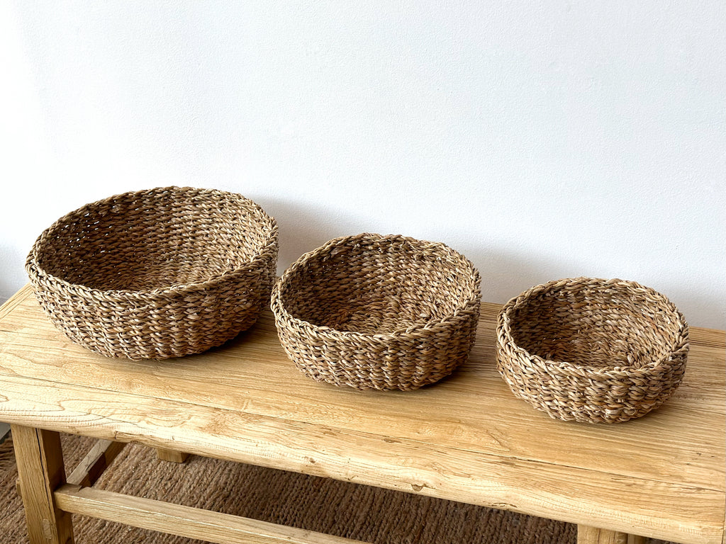 Handwoven Basket Bowls