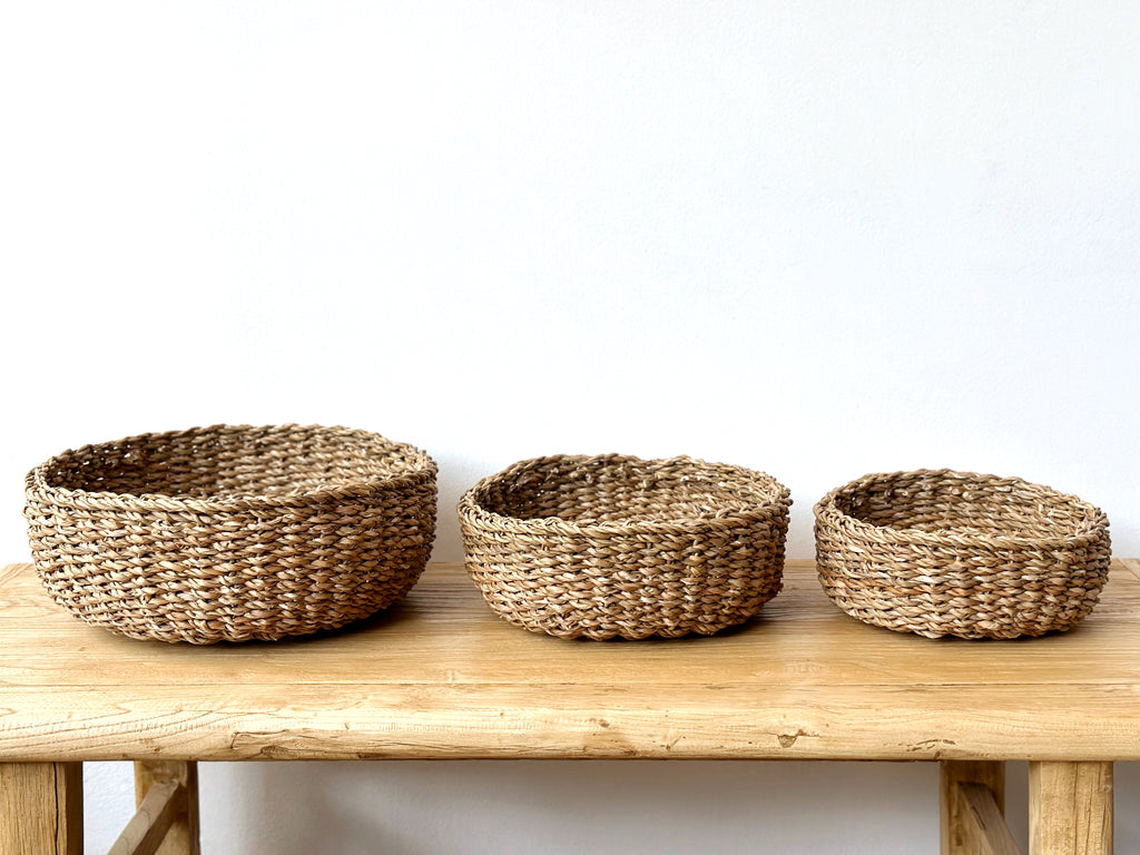 Handwoven Basket Bowls