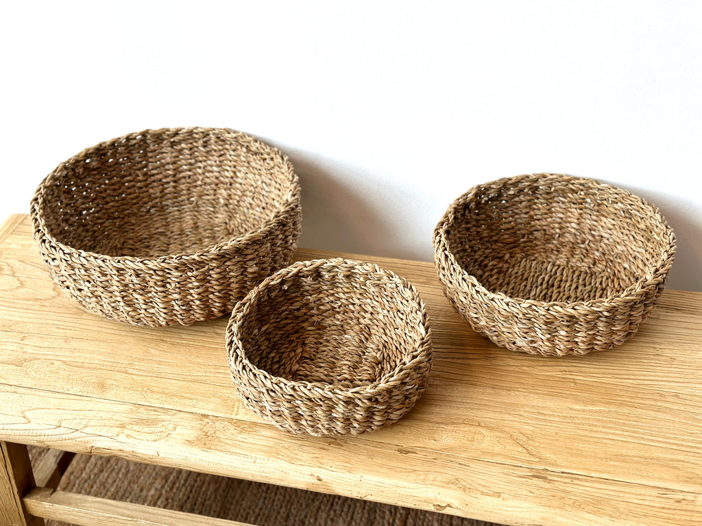 Handwoven Basket Bowls