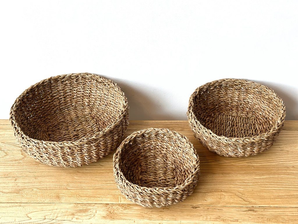 Handwoven Basket Bowls