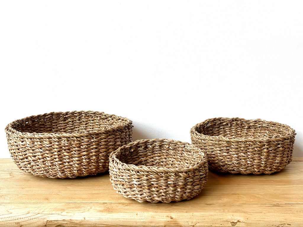 Handwoven Basket Bowls