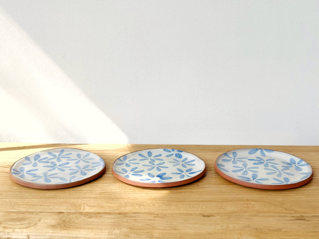 Ceramic Hand-Painted Floral Plate