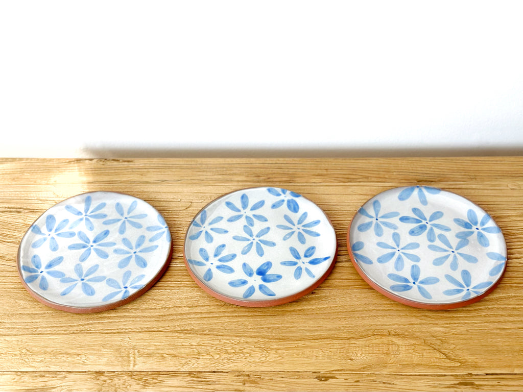 Ceramic Hand-Painted Floral Plate