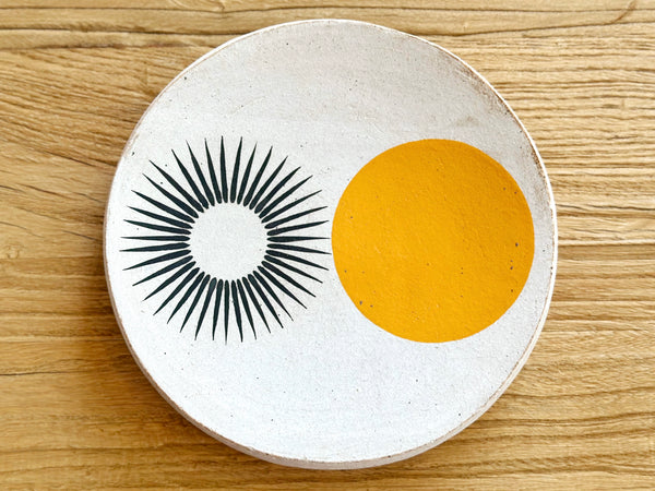 Hand-Painted Ceramic Large Plate