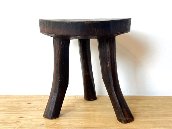 Handcarved Vintage African Stool