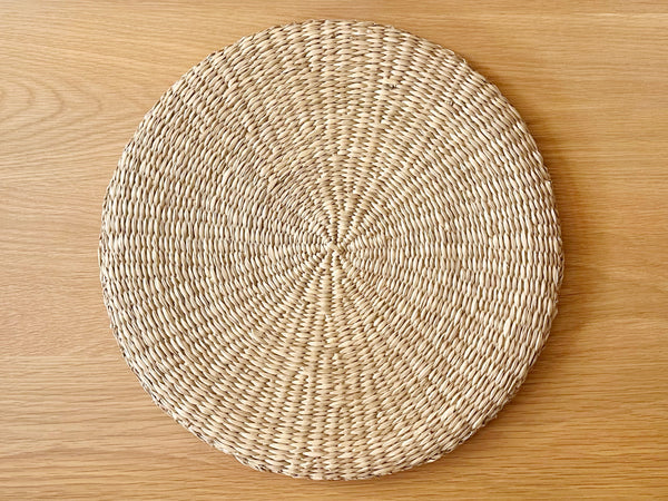 Handwoven Seagrass Rush Seat Cushion