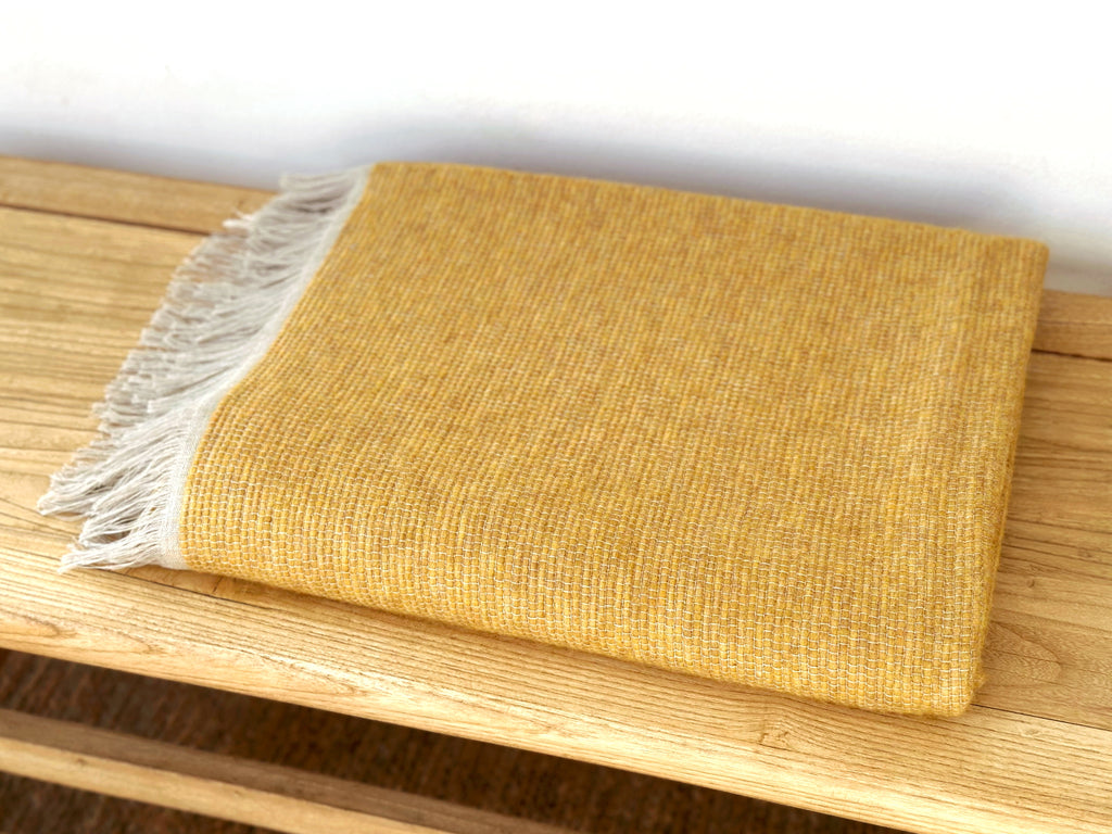 Alpaca Linen Throw