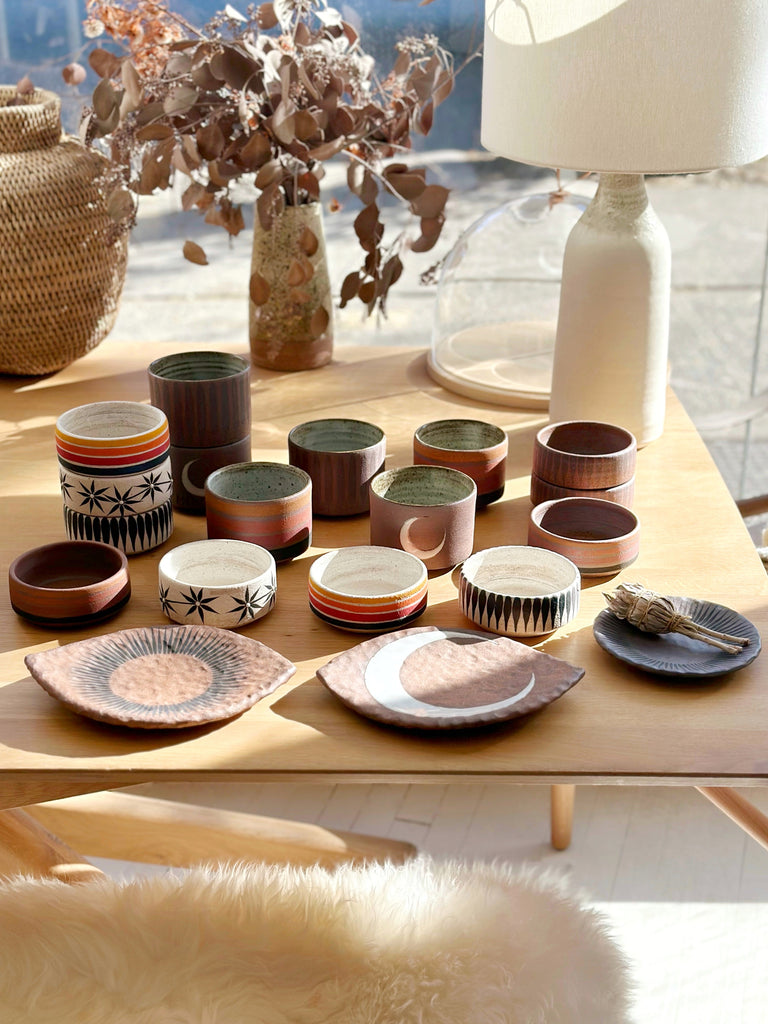 Hand-Painted Ceramic Tea Bowl