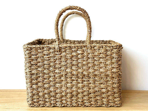 Handwoven Basket Rectangle Medium