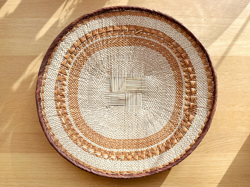 Handwoven Basket Tray