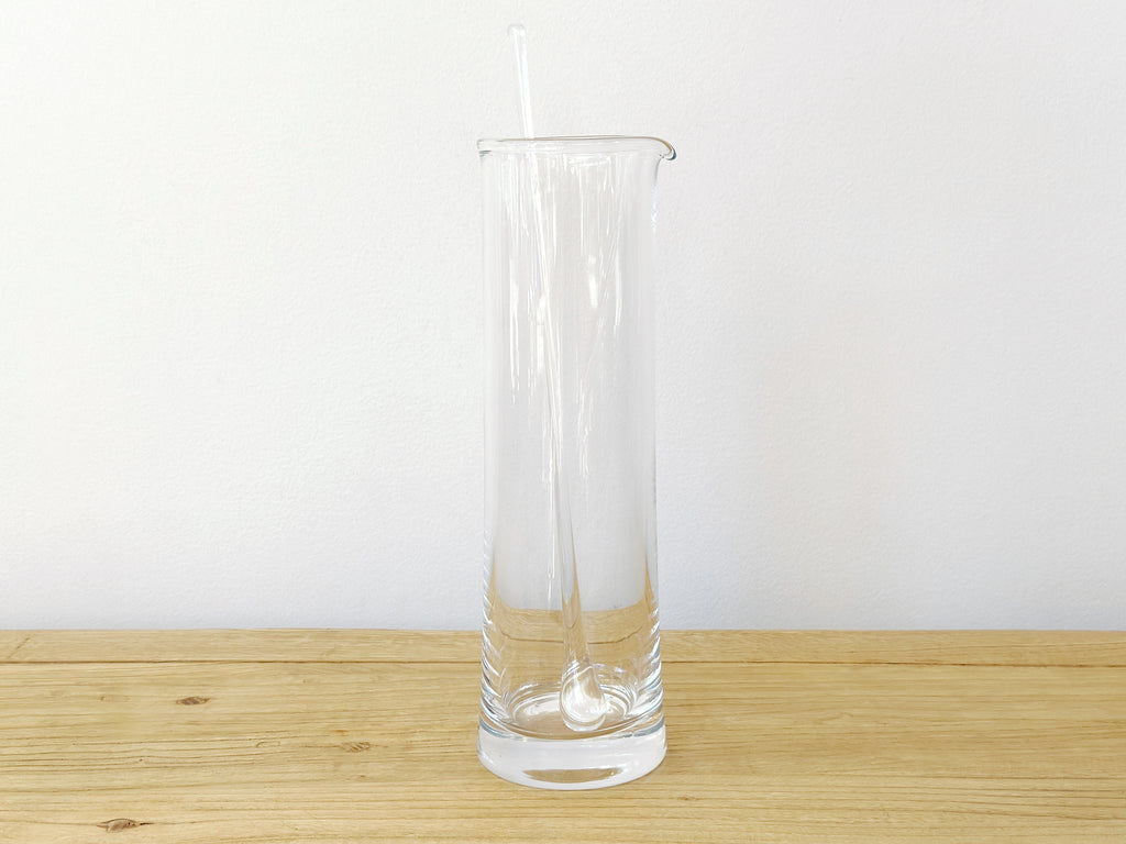 Handblown Glass Cocktail Pitcher