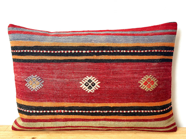 Handwoven Vintage Kilim Pillow