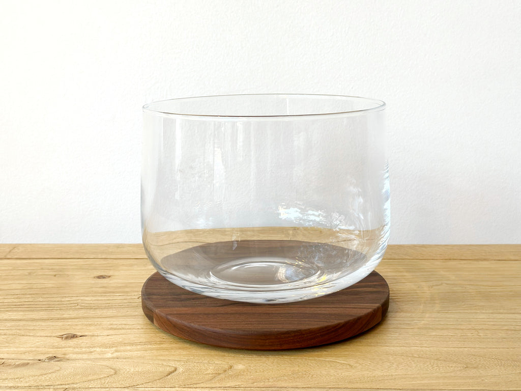 Handblown Glass Lidded Bowl