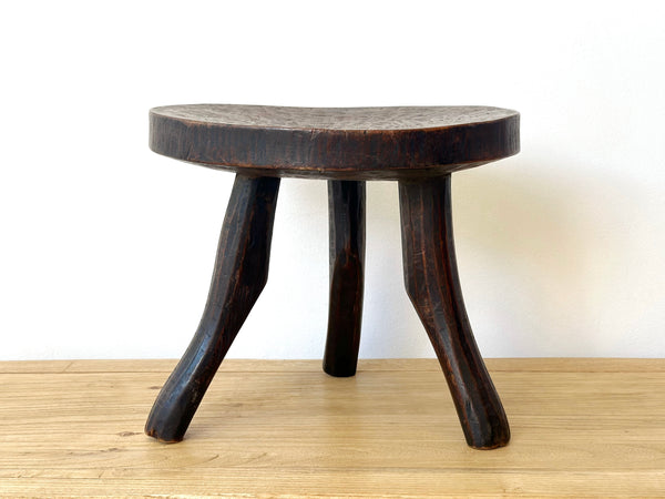 Handcarved Vintage African Stool