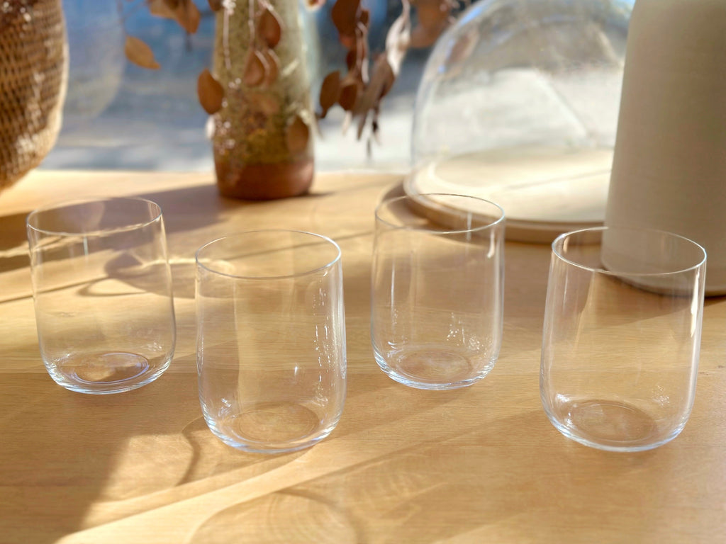 Handblown Large Rounded Glasses