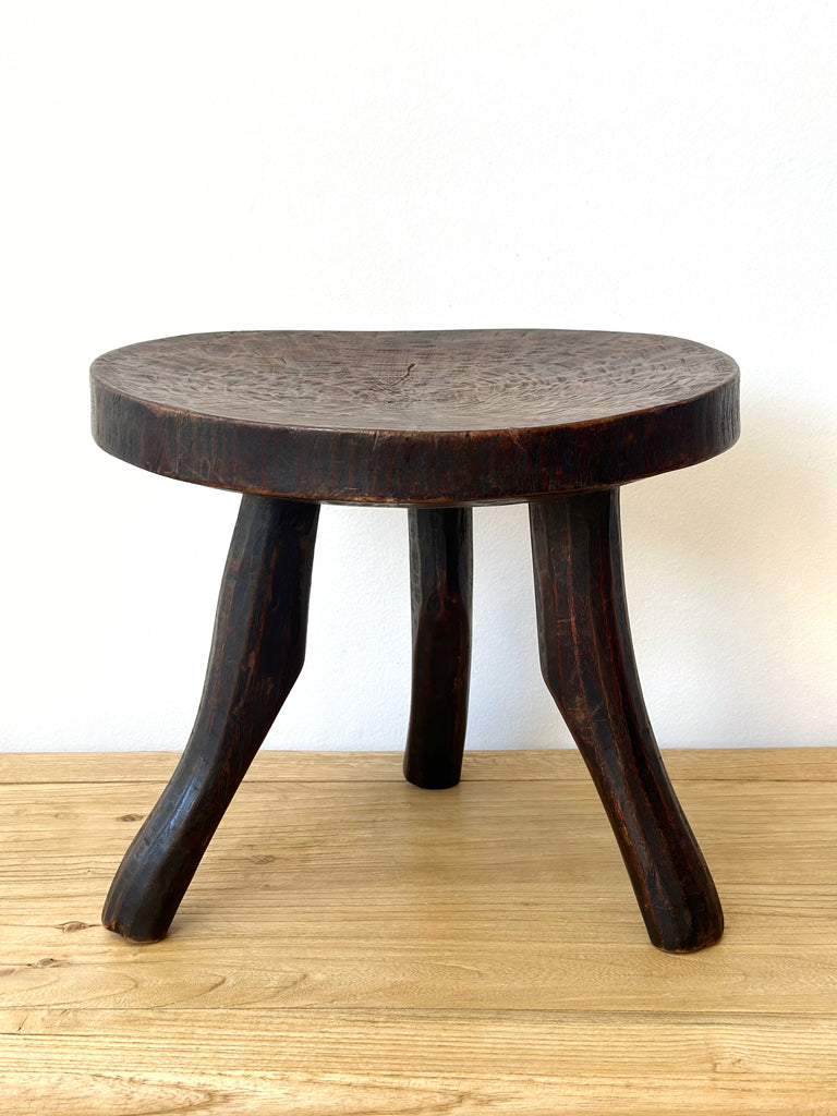 Handcarved Vintage African Stool