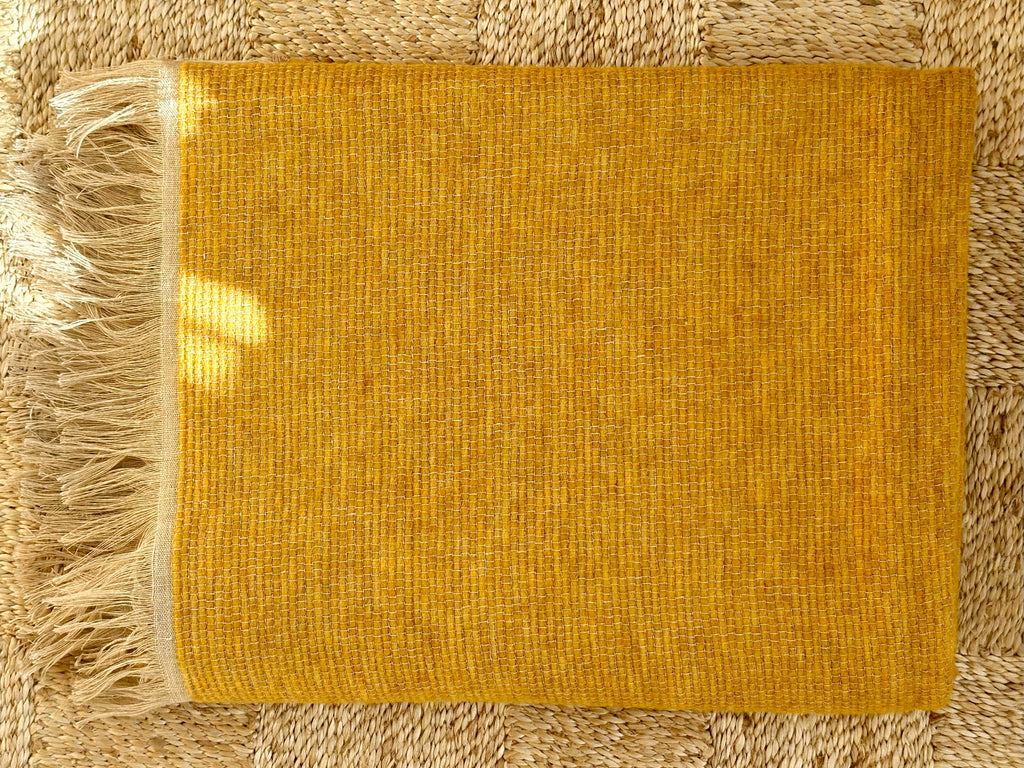 Alpaca Linen Throw