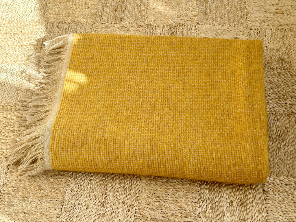 Alpaca Linen Throw