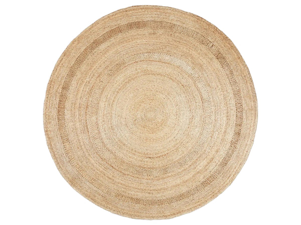 Handwoven Jute Rug Round Large