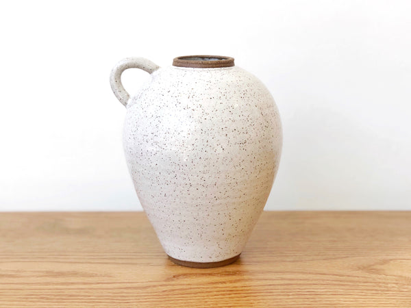 Ceramic Speckled Jug Vase