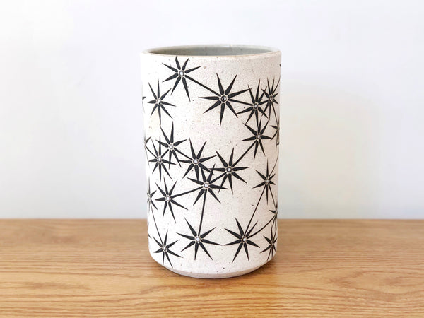 Hand-Painted Ceramic Medium Vessel