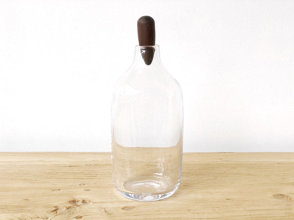 Handblown Glass Decanter Tall