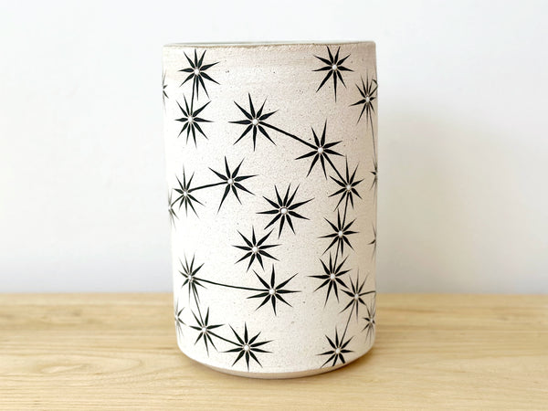 Hand-Painted Ceramic Large Vessel