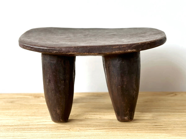 Handcarved Vintage African Small Stool