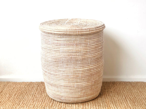 Handwoven Lidded Basket XL