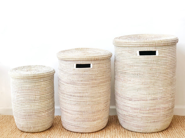 Handwoven Lidded Basket