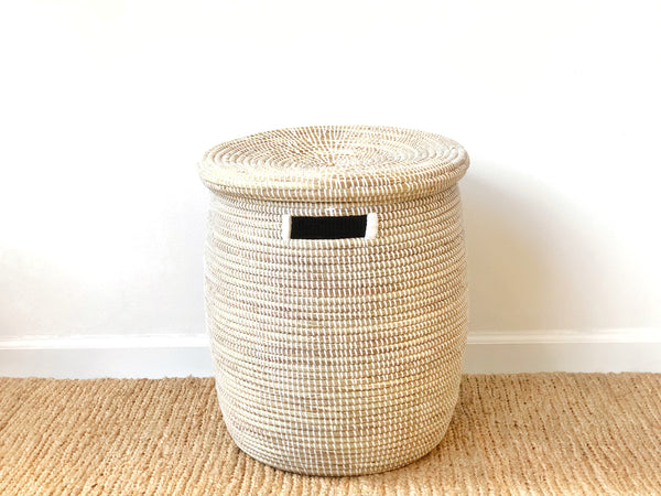 Handwoven Lidded Basket