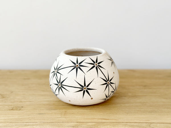 Hand-Painted Ceramic Tealight